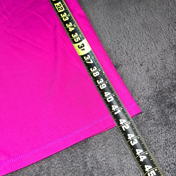 Rue 21 Size S Hot Pink Cross Waist Tummy Control Flared Leg Pilates Leggings - Picture 3 of 7